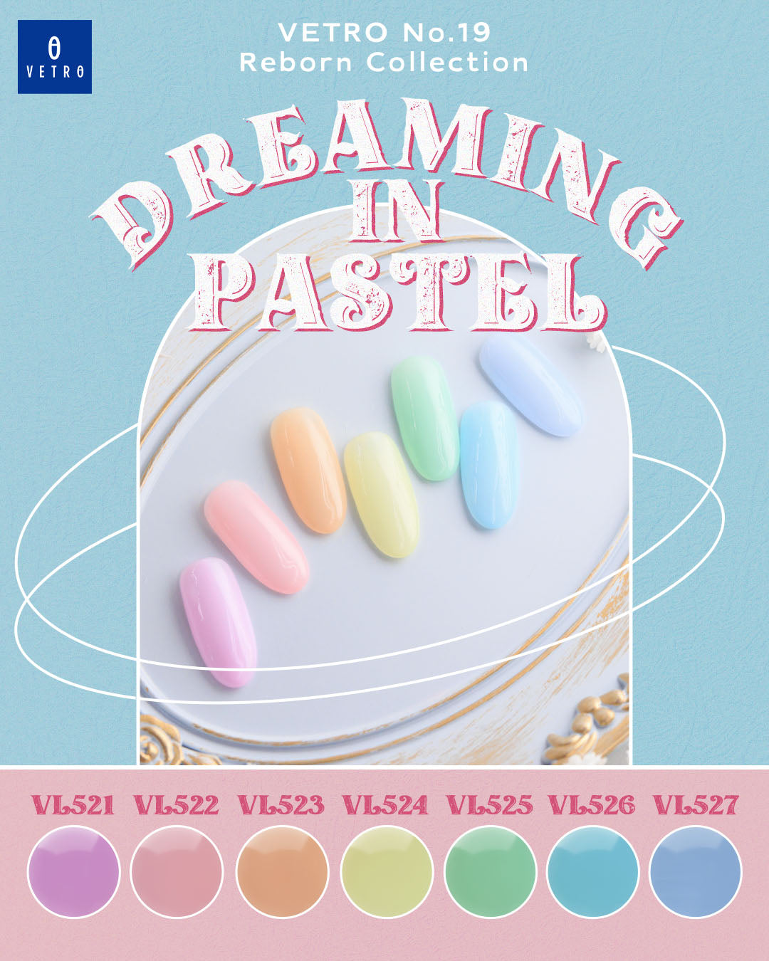 VETRO No.19 - Dreaming in Pastel Series