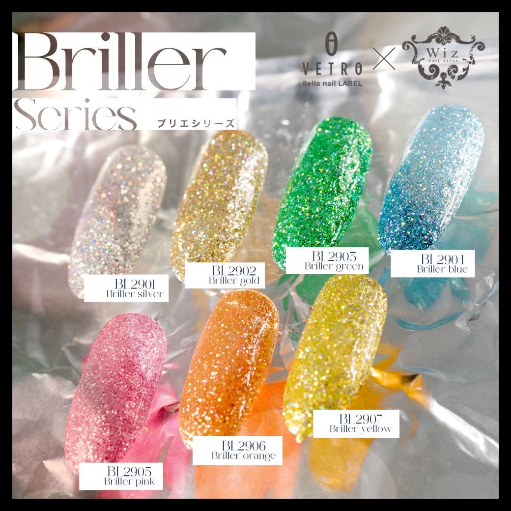 VETRO Bella nail LABEL Collaboration | BL2901-2907 Brillerシリーズ全7色セット